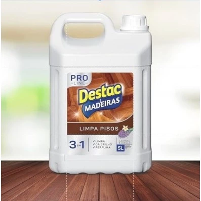 Limpa piso DESTAC madeiras 3x1 Lavanda e Vanilla 5L