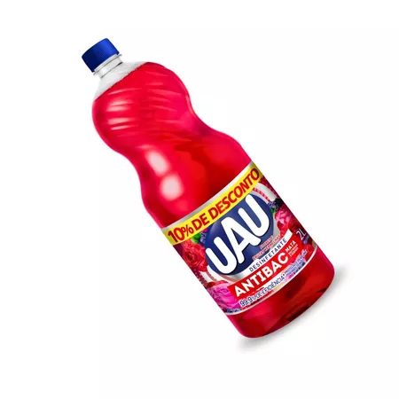 Desinfetante Uau Antibac Flores e Frutas Vermelhas 2L