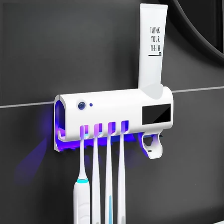 Porta Escova Dentes Com Esterilizador Uv