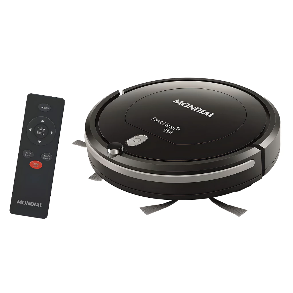 Robô Aspirador Automático Mondial Multi Clean Bivolt 30W - Ideal para Limpeza Doméstica